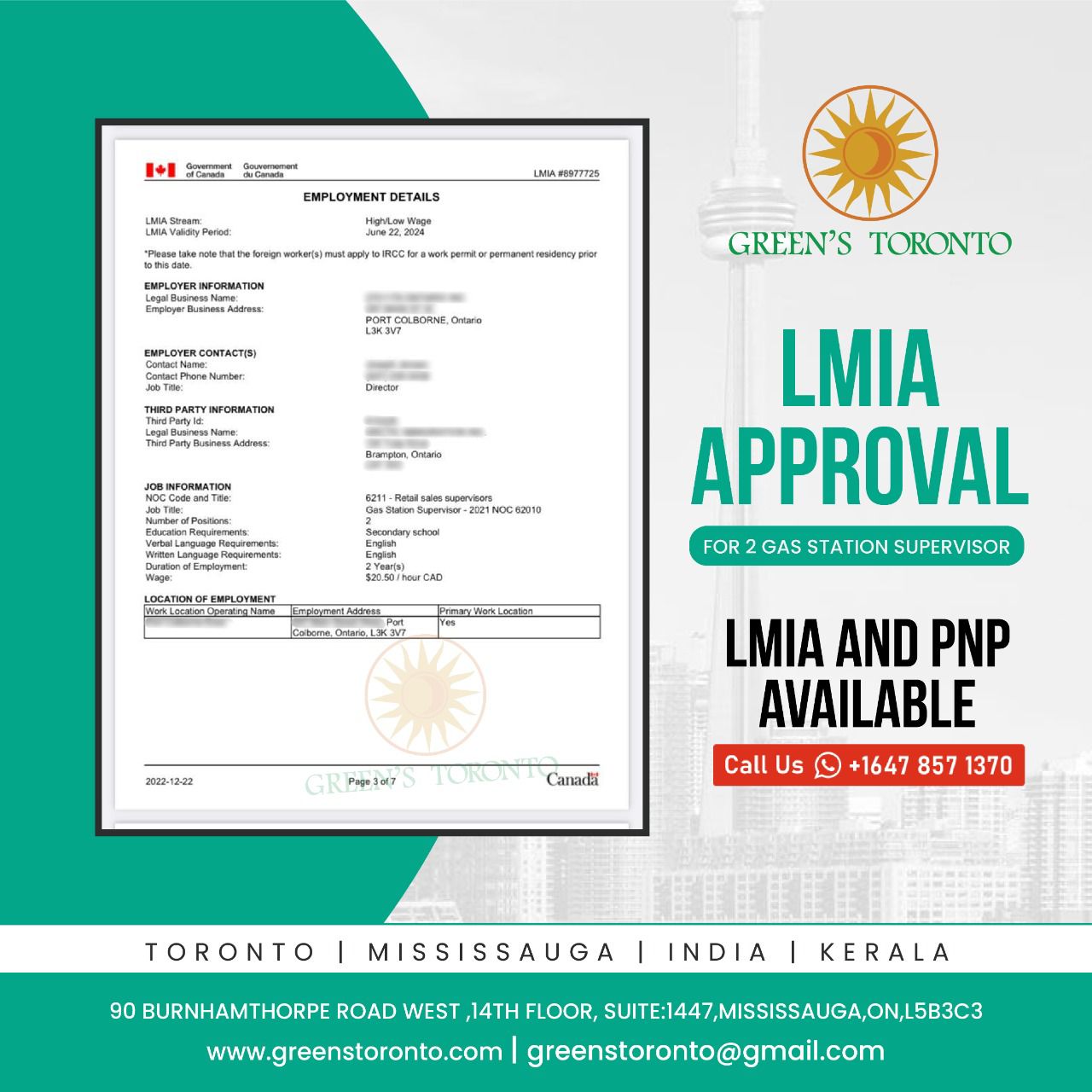 LMIA approval